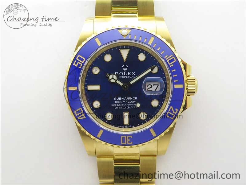 Submariner 41mm 126618 LB YG EWF Blue Dial on YG Bracelet A Trendy 2615