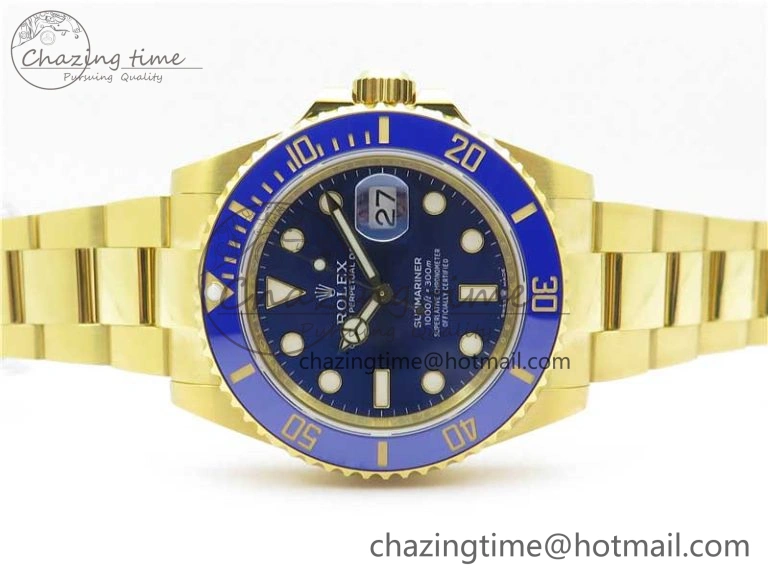 Submariner 41mm 126618 LB YG EWF Blue Dial on YG Bracelet A Trendy 2615