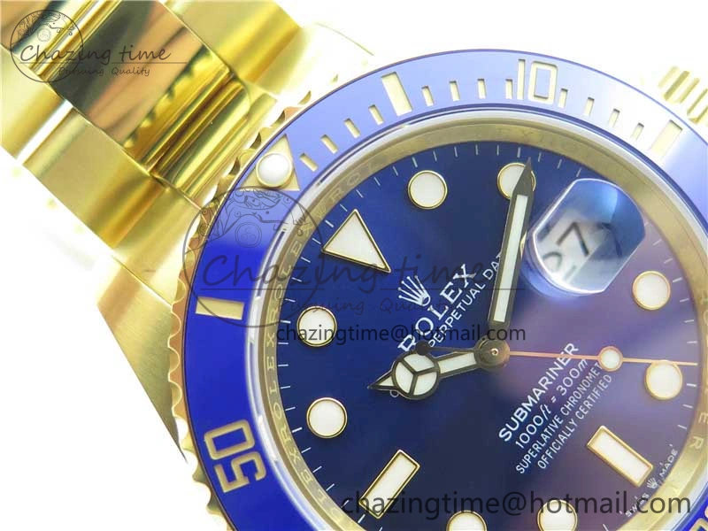 Submariner 41mm 126618 LB YG EWF Blue Dial on YG Bracelet A Trendy 2615