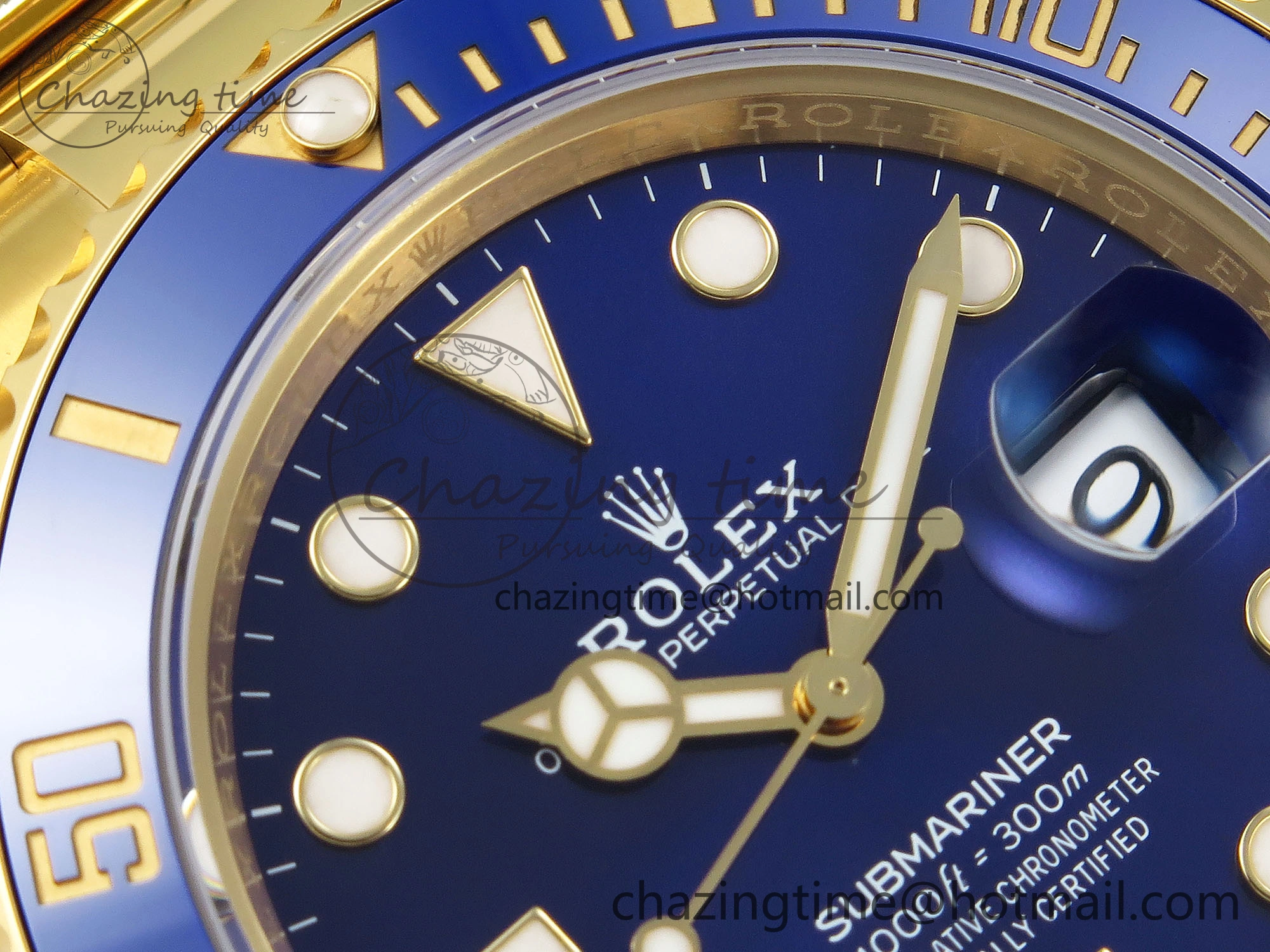 Submariner 41mm 126618 LB YG VSF 1:1 Best Edition Blue Dial on YG Bracelet VS WaterResistant 1706