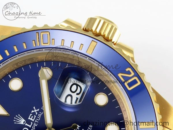 Submariner 41mm 126618 LB YG VSF 1:1 Best Edition Blue Dial on YG Bracelet VS WaterResistant 1706
