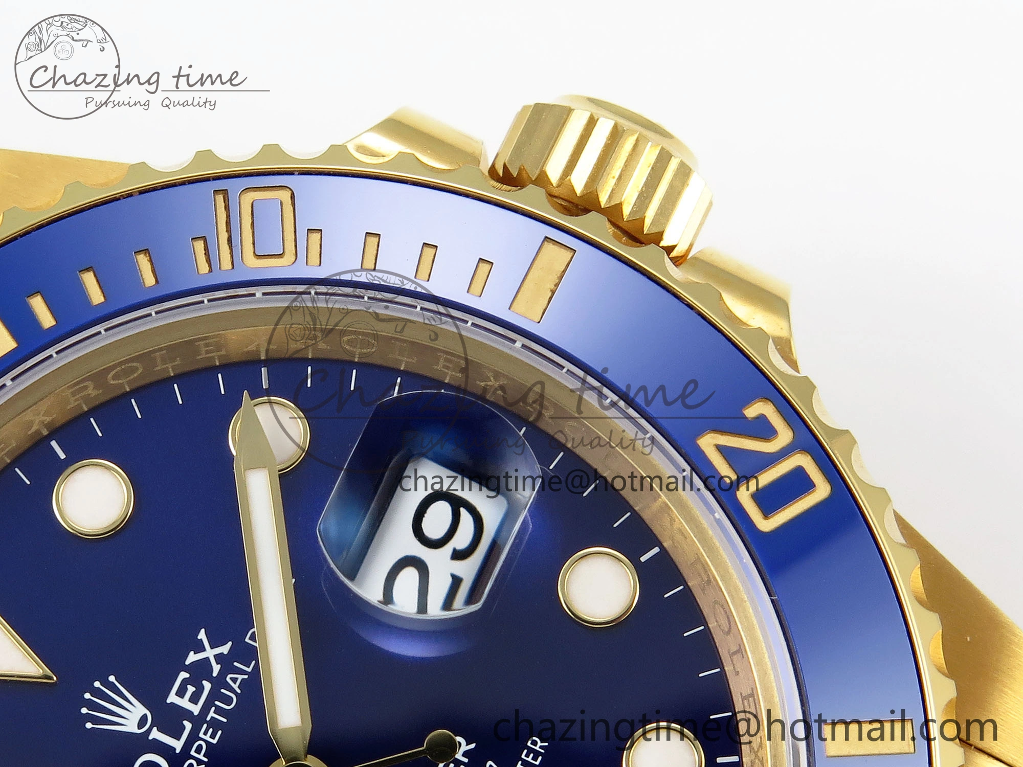 Submariner 41mm 126618 LB YG VSF 1:1 Best Edition Blue Dial on YG Bracelet VS WaterResistant 1706