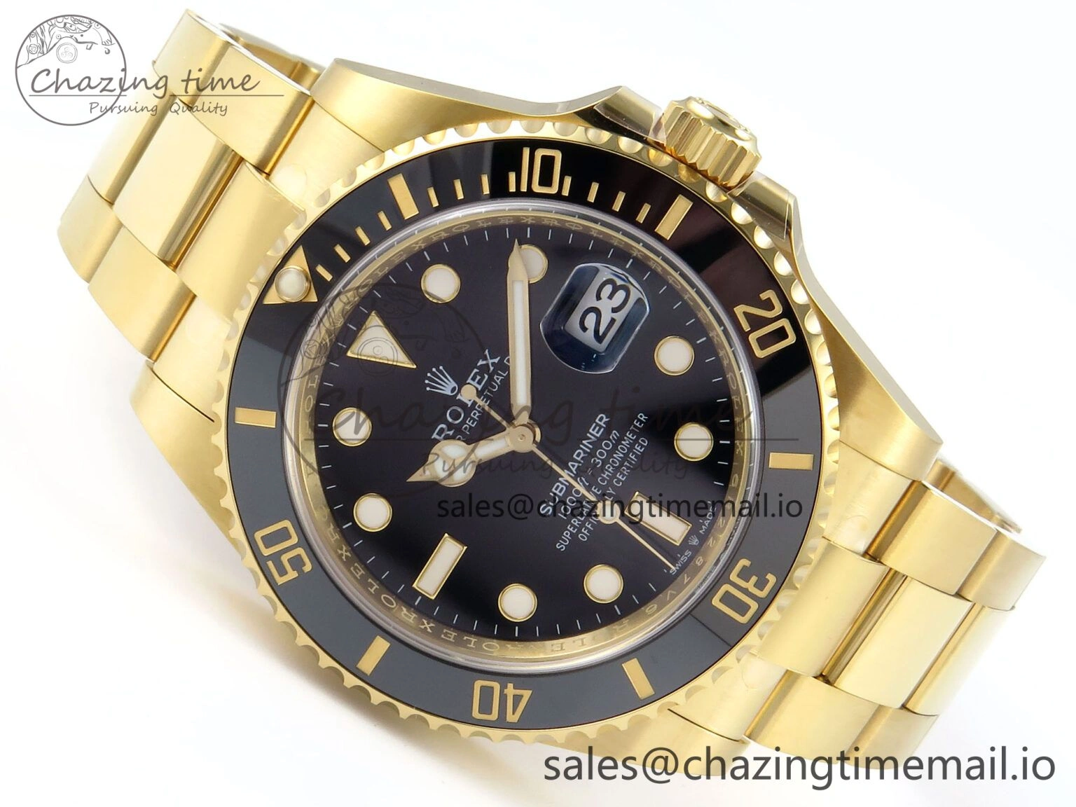 Breathable Submariner 41mm 126618 LN THBF 904L Black Ceramic 1:1 Best Edition on YG Bracelet SH 334