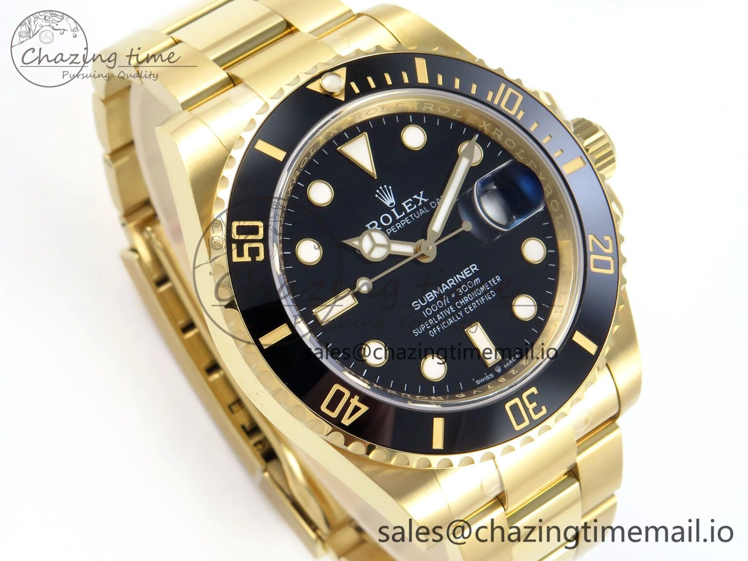 Breathable Submariner 41mm 126618 LN THBF 904L Black Ceramic 1:1 Best Edition on YG Bracelet SH 334