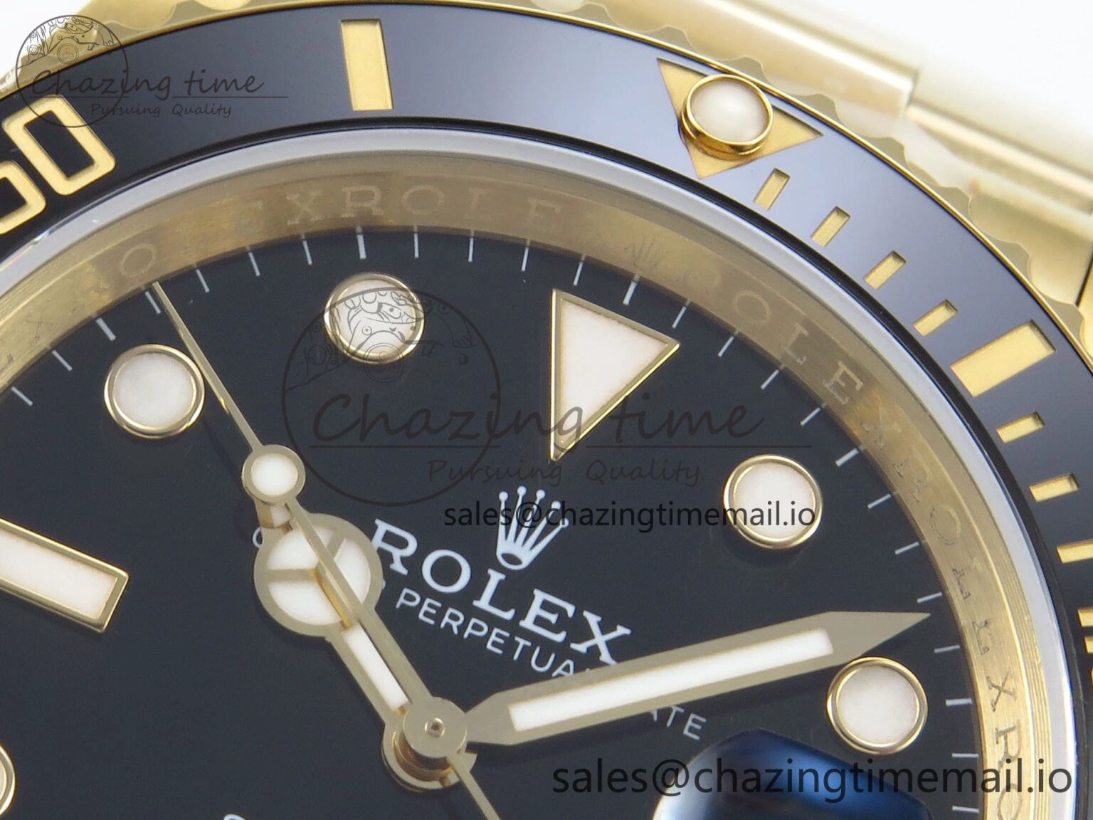 Submariner 41mm 126618 LN TWSF YG Black Ceramic Black Dial on YG Bracelet SH Seasonal 287