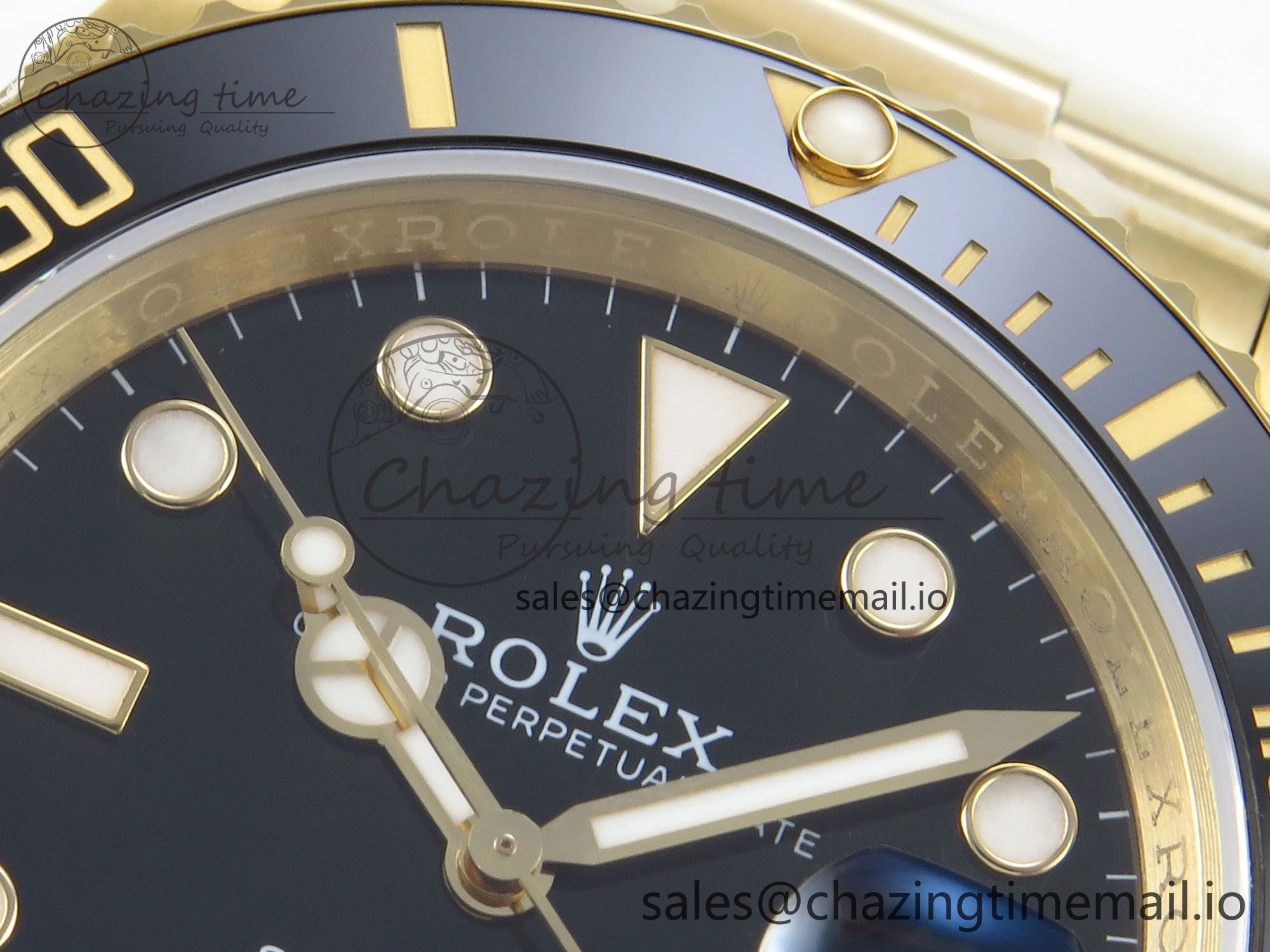 Submariner 41mm 126618 LN TWSF YG Black Ceramic Black Dial on YG Bracelet SH Seasonal 287