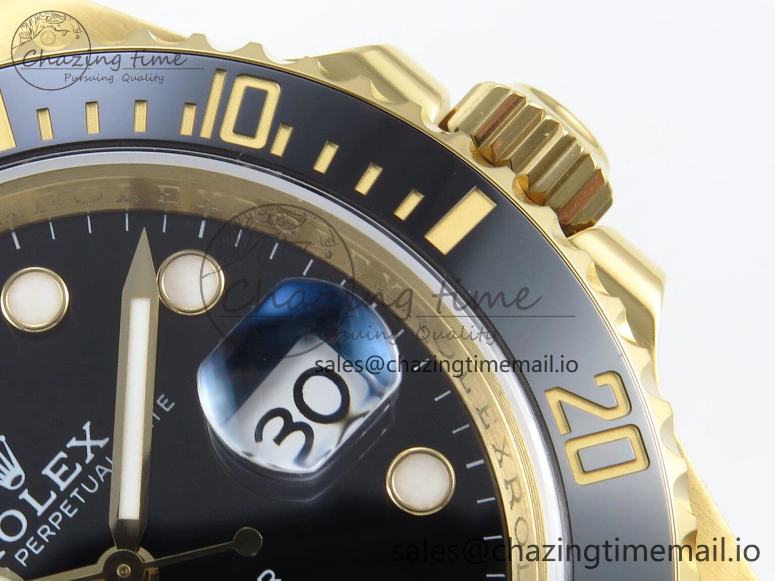 Submariner 41mm 126618 LN TWSF YG Black Ceramic Black Dial on YG Bracelet SH Seasonal 287