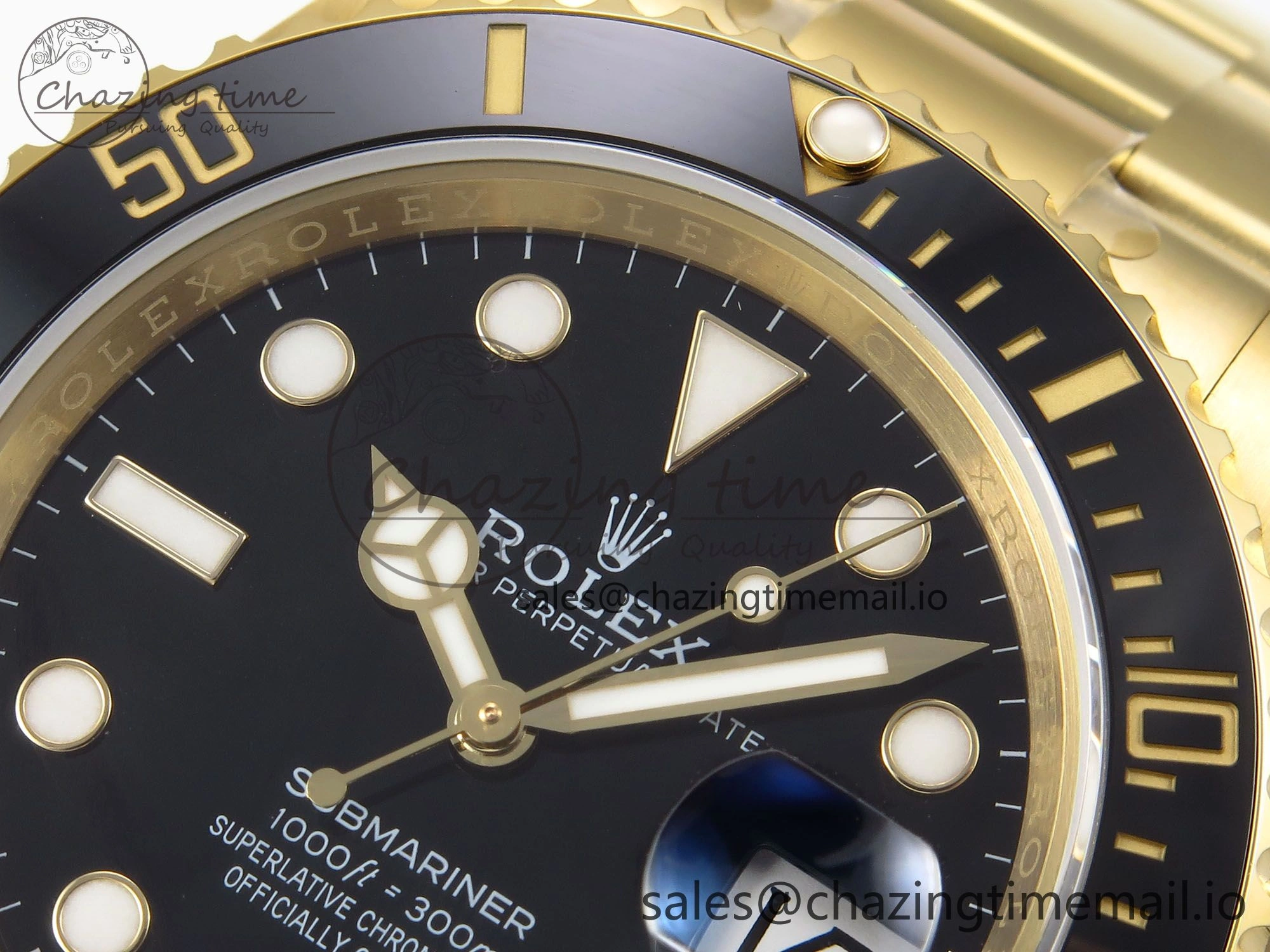 Submariner 41mm 126618 LN YG EWEF Best Edition Black Dial on YG Bracelet A Stylish 967