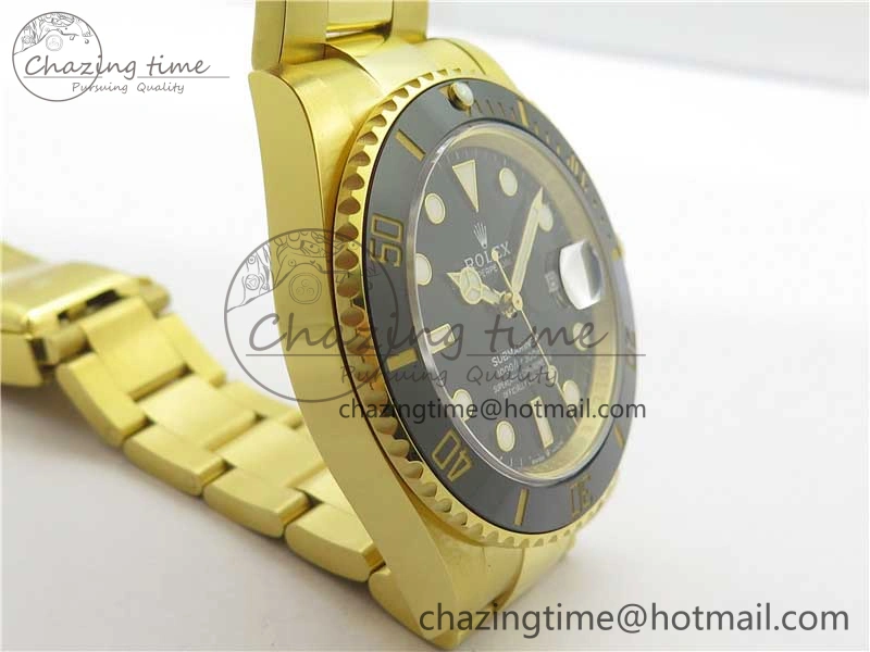 Bright Submariner 41mm 126618 LN YG EWF Black Dial on YG Bracelet A 2616
