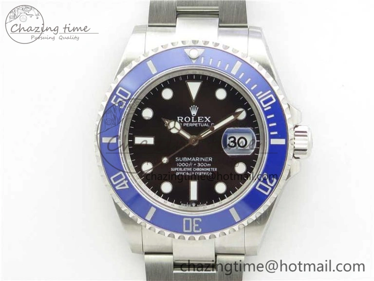 Submariner 41mm 126619 LB Blue Ceramic 904L Steel ROF 1:1 Best Edition Black Dial on SS Bracelet A Compact 2799