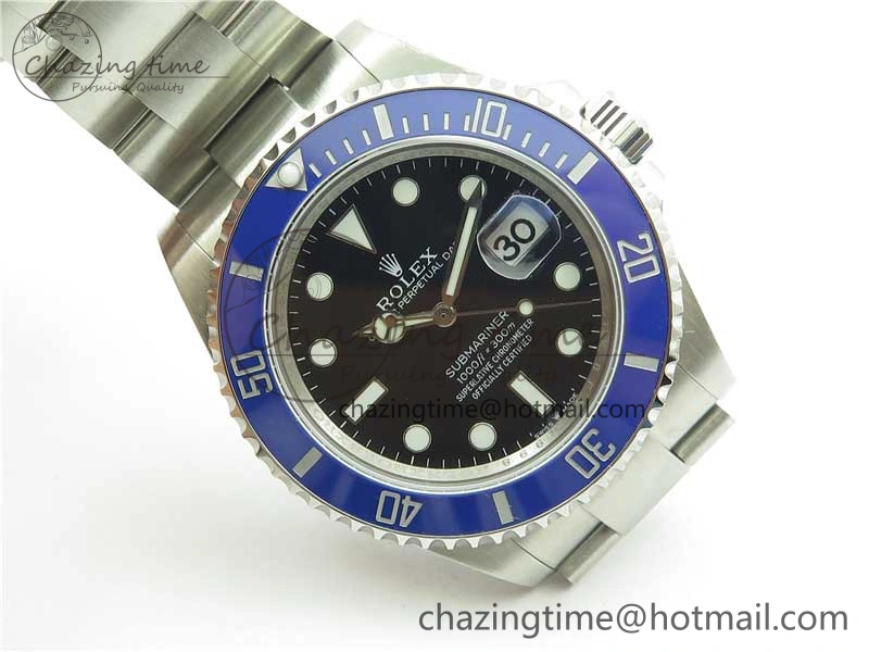 Submariner 41mm 126619 LB Blue Ceramic 904L Steel ROF 1:1 Best Edition Black Dial on SS Bracelet A Compact 2799
