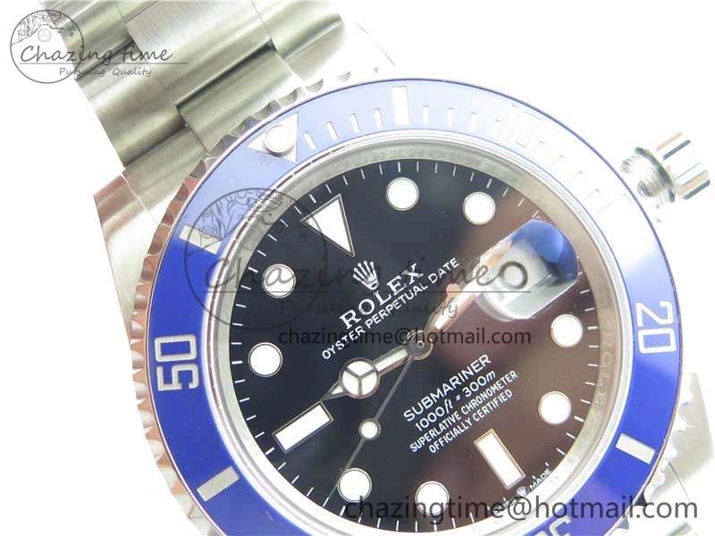 Submariner 41mm 126619 LB Blue Ceramic 904L Steel ROF 1:1 Best Edition Black Dial on SS Bracelet A Compact 2799