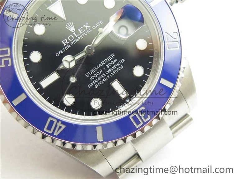 Submariner 41mm 126619 LB Blue Ceramic 904L Steel ROF 1:1 Best Edition Black Dial on SS Bracelet A Compact 2799