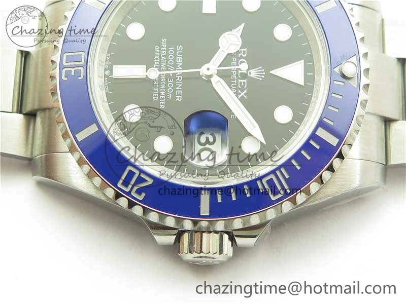 Submariner 41mm 126619 LB Blue Ceramic 904L Steel ROF 1:1 Best Edition Black Dial on SS Bracelet A Compact 2799