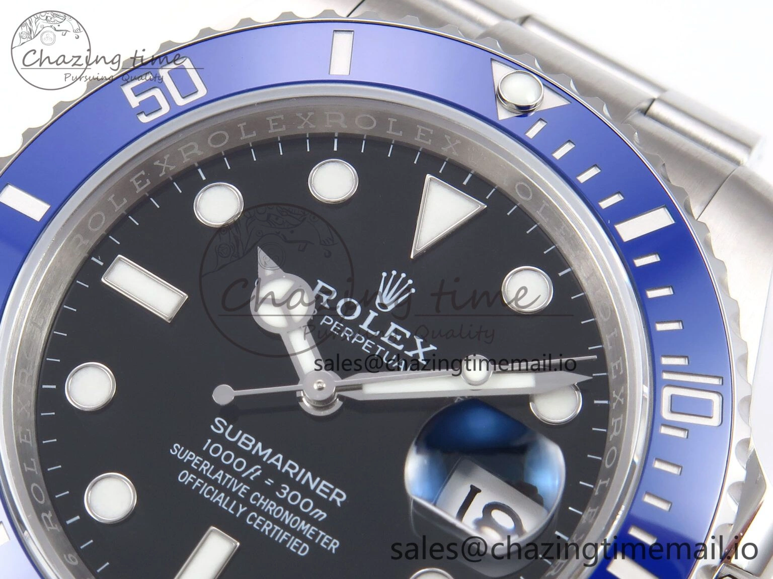 Submariner 41mm 126619 LB Blue Ceramic EWEF Best Edition on Bracelet SH SoftTouch 1036