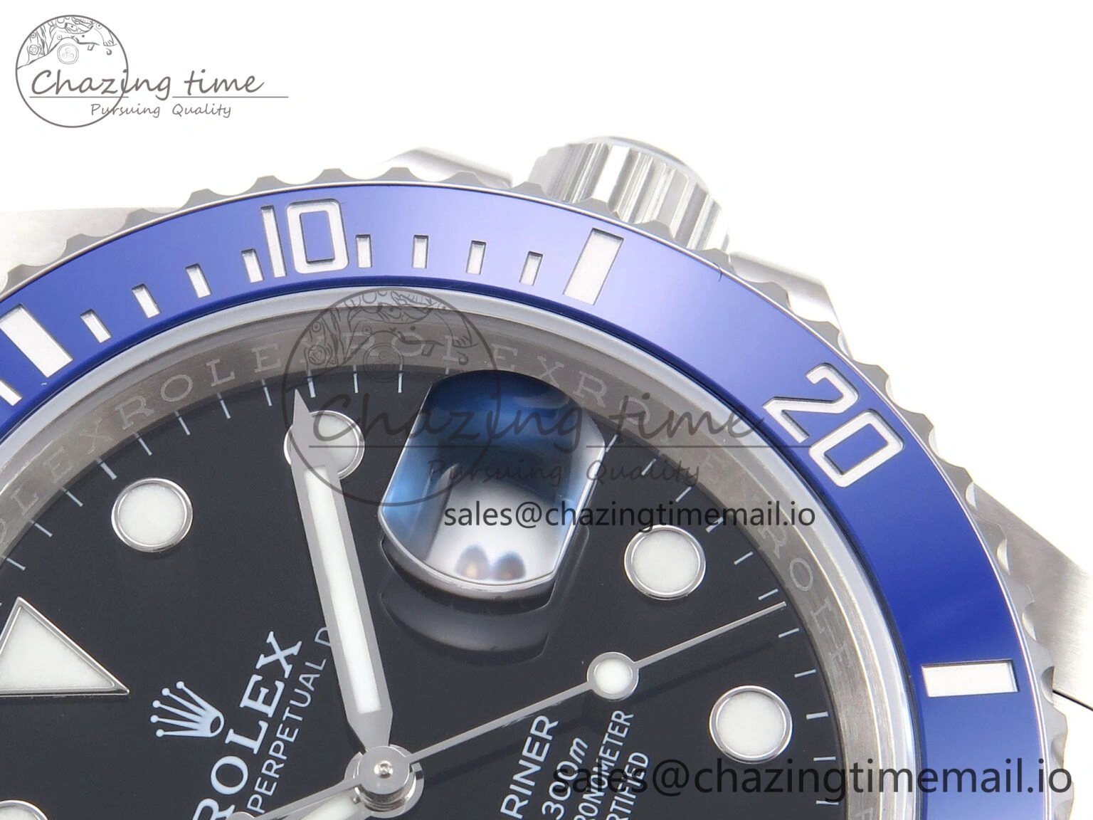 Submariner 41mm 126619 LB Blue Ceramic EWEF Best Edition on Bracelet SH SoftTouch 1036