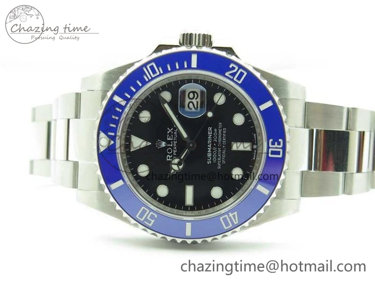 SunProtective Submariner 41mm 126619 LB Blue Ceramic EWF Black Dial on SS Bracelet A 2766