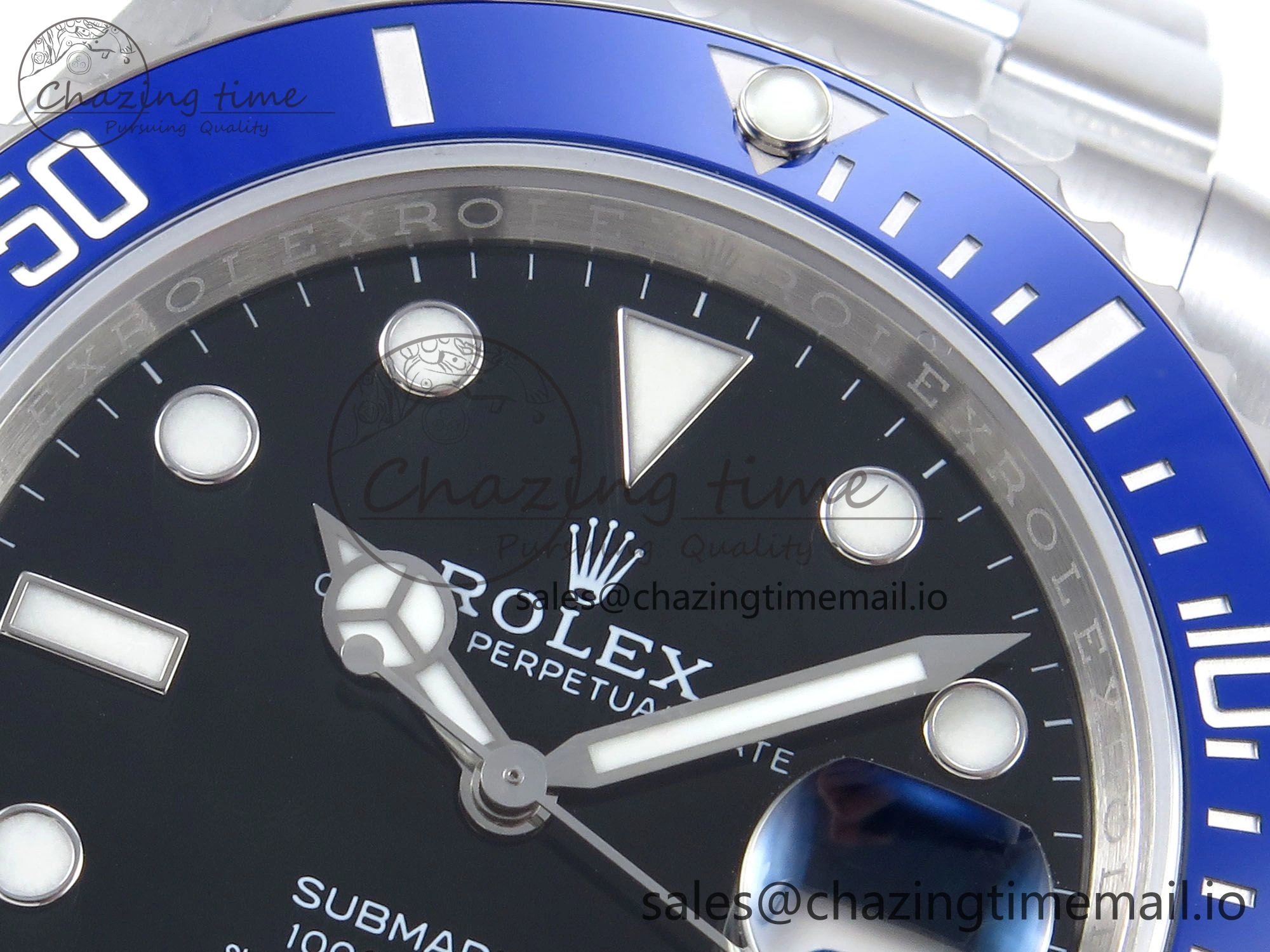 Submariner 41mm 126619 LB TWSF SS Blue Ceramic Black Dial on SS Bracelet SH FashionForward 289