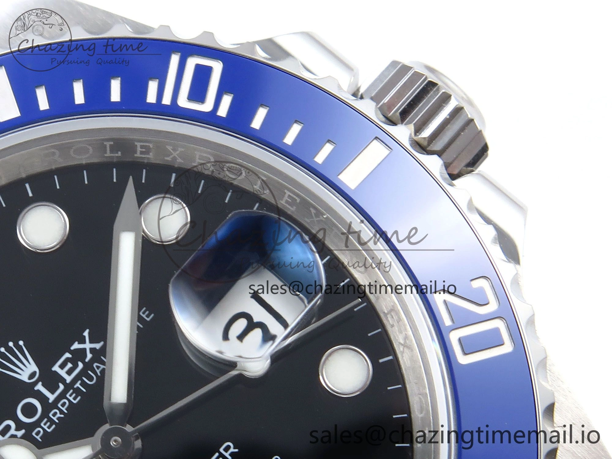 Submariner 41mm 126619 LB TWSF SS Blue Ceramic Black Dial on SS Bracelet SH FashionForward 289