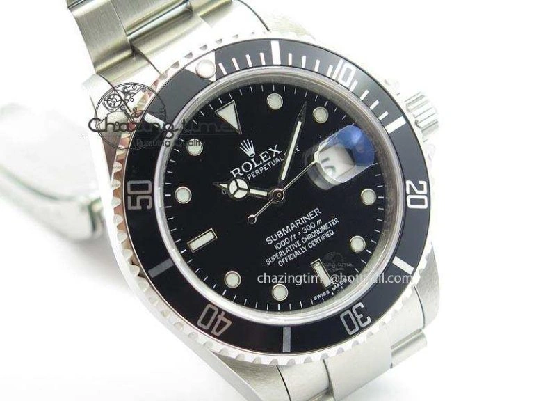 Submariner BP Maker 16610 Black Dial On SS Bracelet A EasyCare 3871