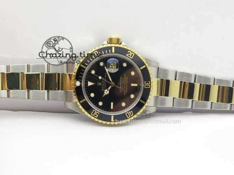 Submariner BP Maker 16613 Black Dial SS YG Case On SS YG Bracelet A Supportive 3872