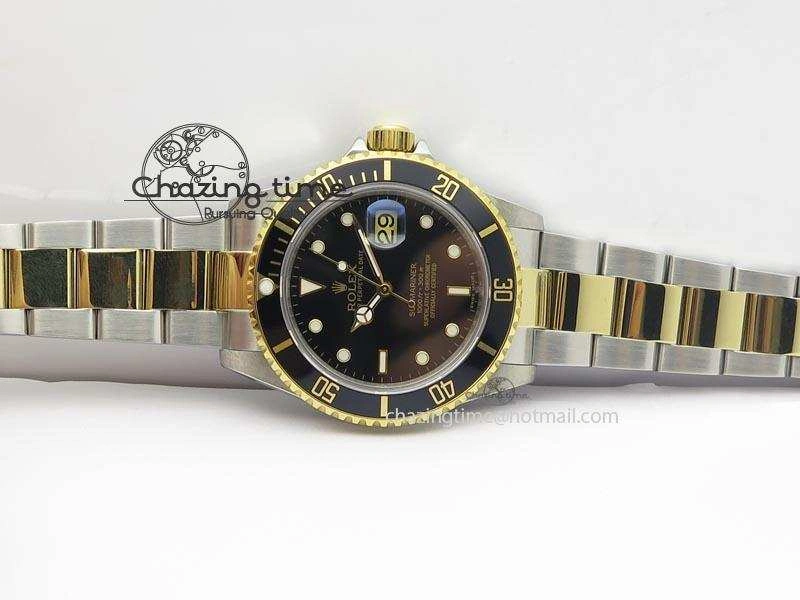 Submariner BP Maker 16613 Black Dial SS YG Case On SS YG Bracelet A Supportive 3872
