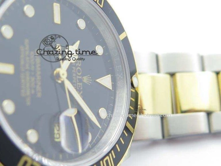 Submariner BP Maker 16613 Black Dial SS YG Case On SS YG Bracelet A Supportive 3872