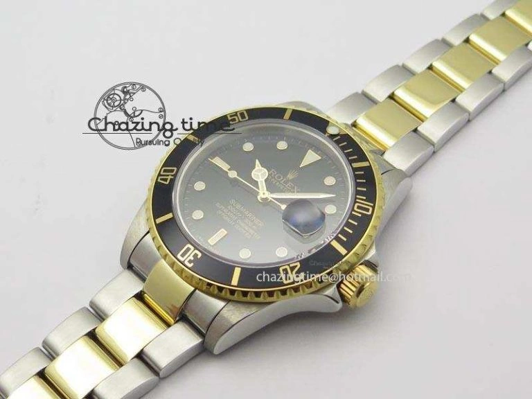 Submariner BP Maker 16613 Black Dial SS YG Case On SS YG Bracelet A Supportive 3872