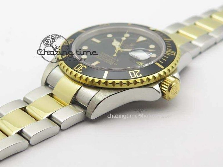 Submariner BP Maker 16613 Black Dial SS YG Case On SS YG Bracelet A Supportive 3872