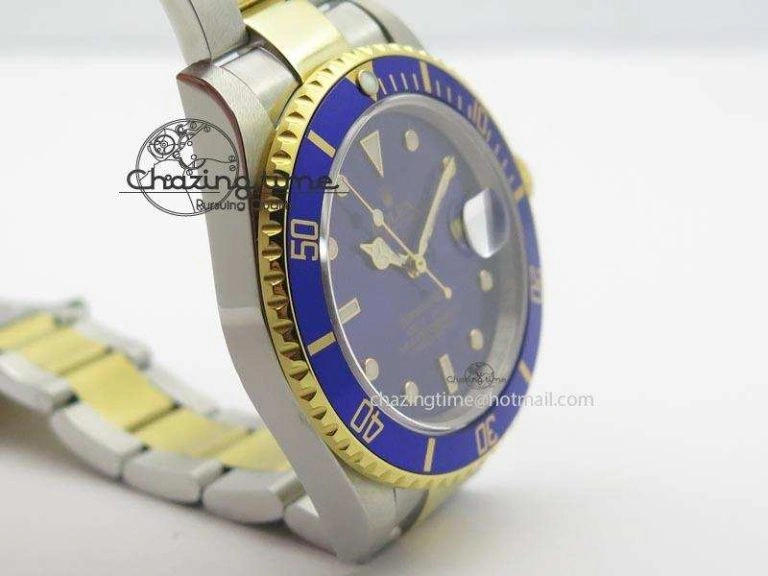 Submariner BP Maker 16613 Blue Dial SS YG Case On SS YG Bracelet A Fashionable 3877