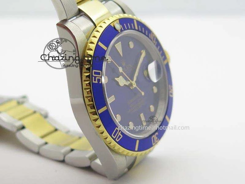 Submariner BP Maker 16613 Blue Dial SS YG Case On SS YG Bracelet A Fashionable 3877