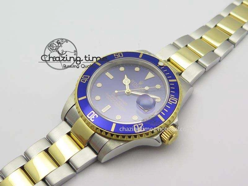 Submariner BP Maker 16613 Blue Dial SS YG Case On SS YG Bracelet A Fashionable 3877