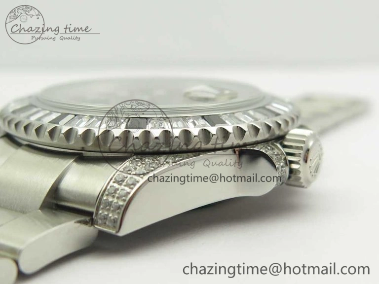 Submariner Black Diamond Bezel SS GSF Best Edition Black Dial On SS Bracelet A Thermal 3270