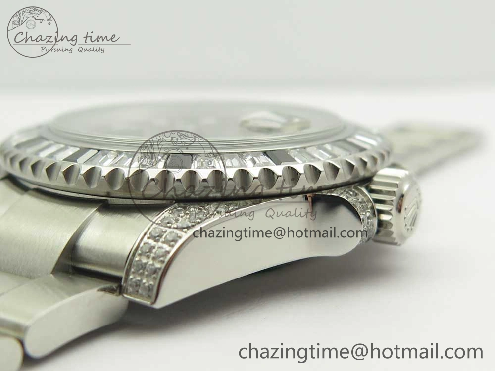 Submariner Black Diamond Bezel SS GSF Best Edition Black Dial On SS Bracelet A Thermal 3270