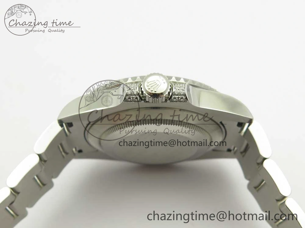 Submariner Black Diamond Bezel SS GSF Best Edition Black Dial On SS Bracelet A Thermal 3270