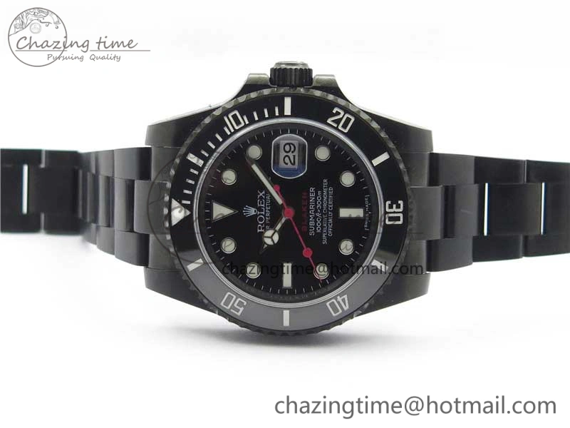Contemporary Submariner Blaken Date 116610LN PVD V9F 1:1 Best Edition On PVD Bracelet VR 2873