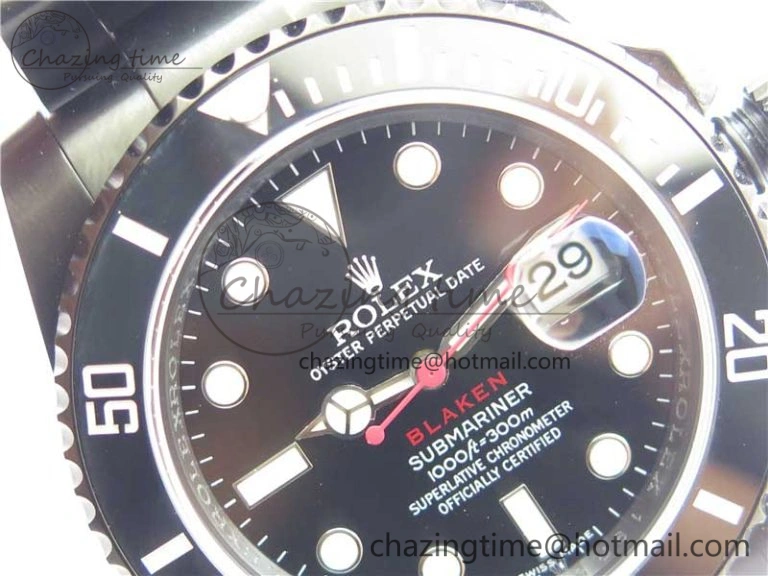 Contemporary Submariner Blaken Date 116610LN PVD V9F 1:1 Best Edition On PVD Bracelet VR 2873