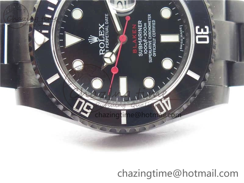 Contemporary Submariner Blaken Date 116610LN PVD V9F 1:1 Best Edition On PVD Bracelet VR 2873