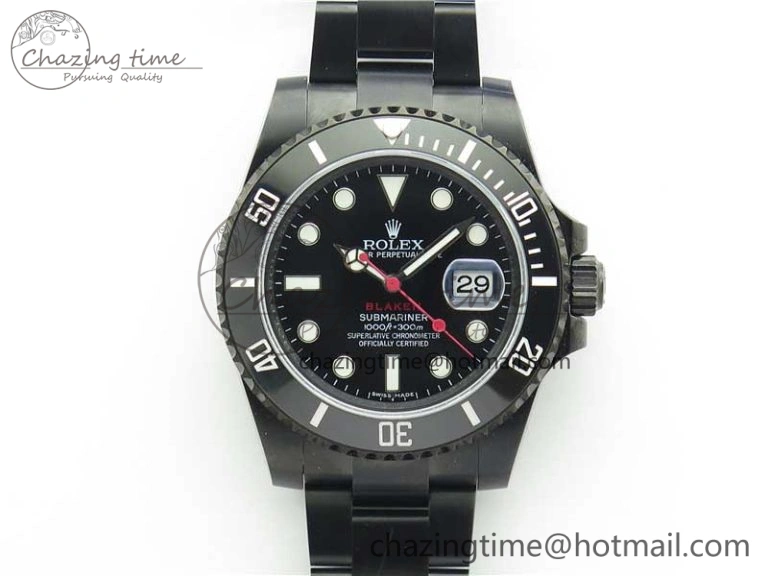 Contemporary Submariner Blaken Date 116610LN PVD V9F 1:1 Best Edition On PVD Bracelet VR 2873
