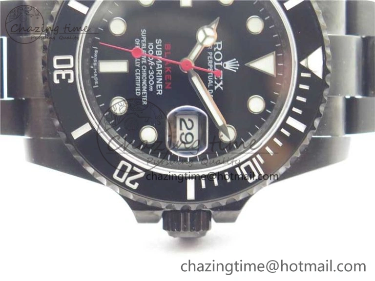 Contemporary Submariner Blaken Date 116610LN PVD V9F 1:1 Best Edition On PVD Bracelet VR 2873