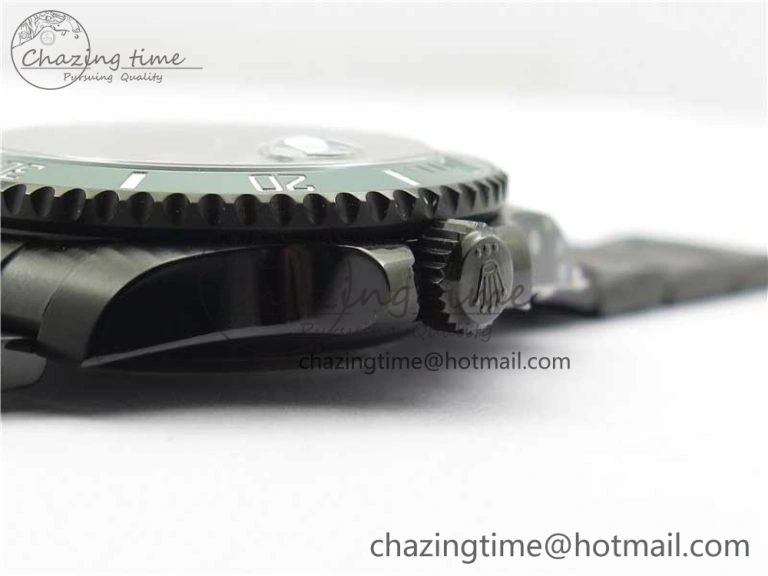 Submariner Blaken Date 116610LV PVD V9F 1:1 Best Edition On PVD Bracelet VR Functional 2874