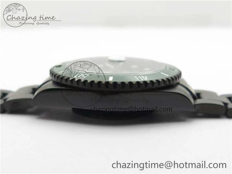 Submariner Blaken Date 116610LV PVD V9F 1:1 Best Edition On PVD Bracelet VR Functional 2874