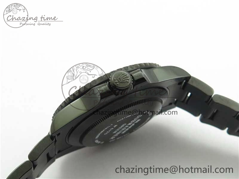Submariner Blaken Date 116610LV PVD V9F 1:1 Best Edition On PVD Bracelet VR Functional 2874