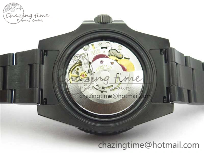Submariner Blaken Date 116610LV PVD V9F 1:1 Best Edition On PVD Bracelet VR Functional 2874