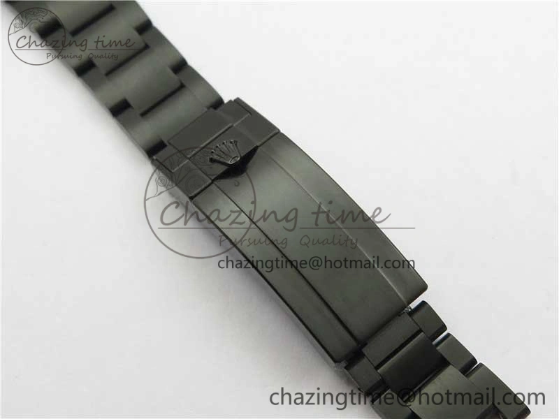 Submariner Blaken Date 116610LV PVD V9F 1:1 Best Edition On PVD Bracelet VR Functional 2874