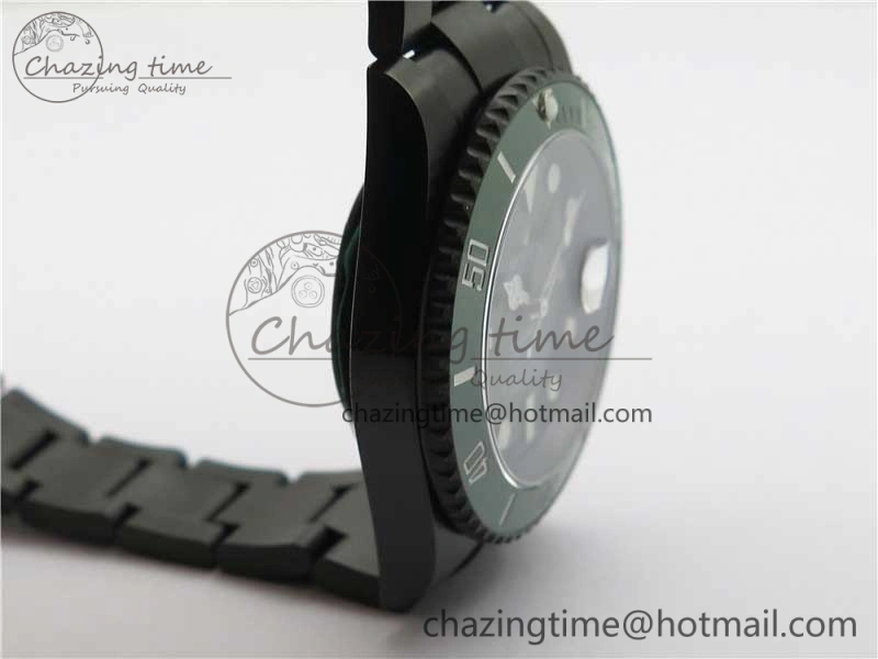 Submariner Blaken Date 116610LV PVD V9F 1:1 Best Edition On PVD Bracelet VR Functional 2874
