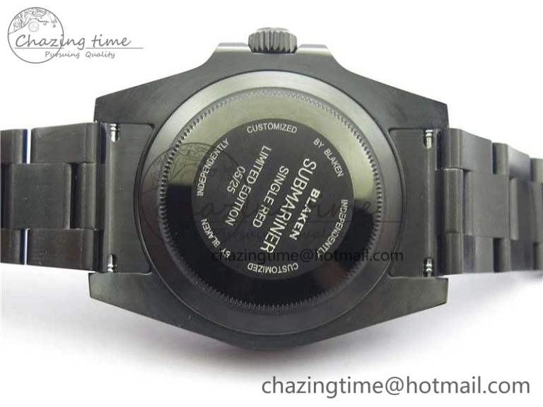 Submariner Blaken Date 904L PVD V6F 1:1 Best Edition A Effortless 2881