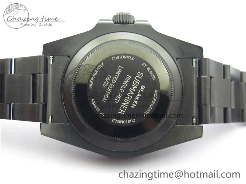 Submariner Blaken Date 904L PVD V6F 1:1 Best Edition A Effortless 2881