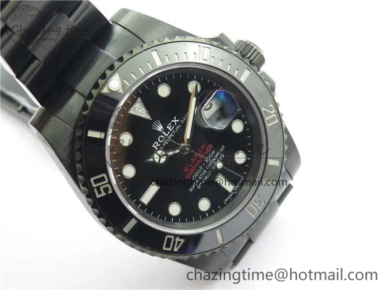 Submariner Blaken Date 904L PVD V6F 1:1 Best Edition A Effortless 2881