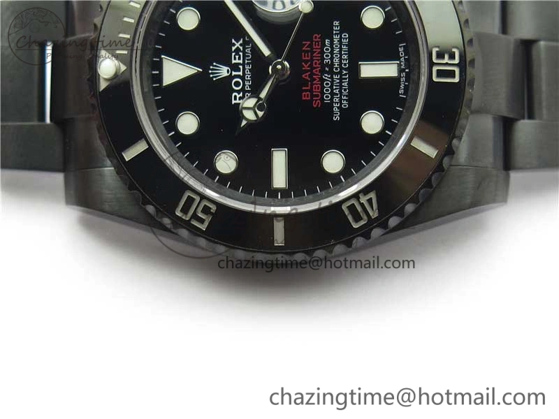 Submariner Blaken Date 904L PVD V6F 1:1 Best Edition A Effortless 2881